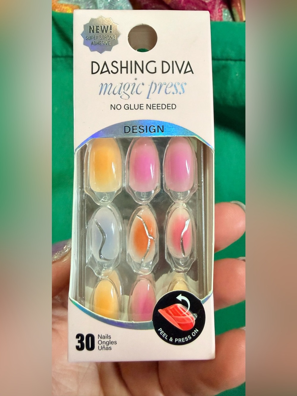 Dashing Diva Magic Press No Glue Needed Ombre & Accent Press-On Nails